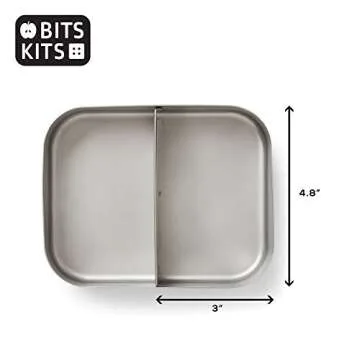 Bits Kits Stainless Steel Bento Box - Lunch & Snack Container