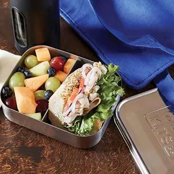 Bits Kits Stainless Steel Bento Box - Lunch & Snack Container