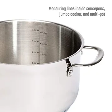 Goodful 12-Piece Cookware Set for Even Heating and Durability