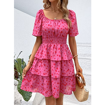 PRETTYGARDEN Floral Short Dress for Summer Elegance