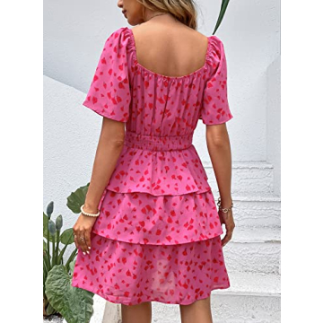 PRETTYGARDEN Floral Short Dress for Summer Elegance