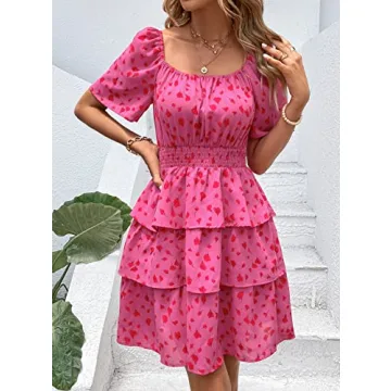 PRETTYGARDEN Floral Short Dress for Summer Elegance