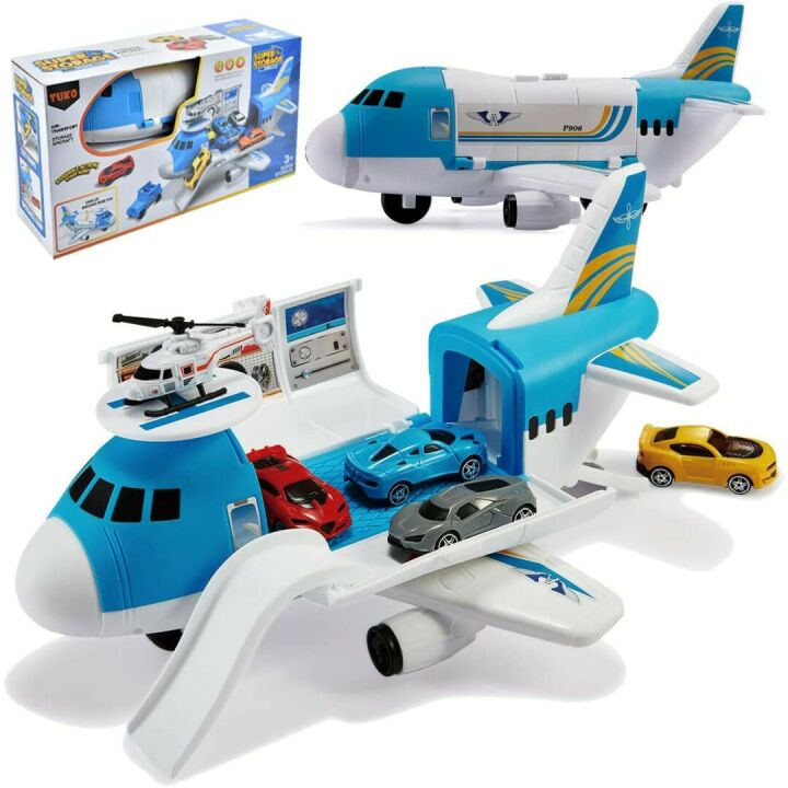 Tuko Transport Cargo Airplane Toy Set for Kids