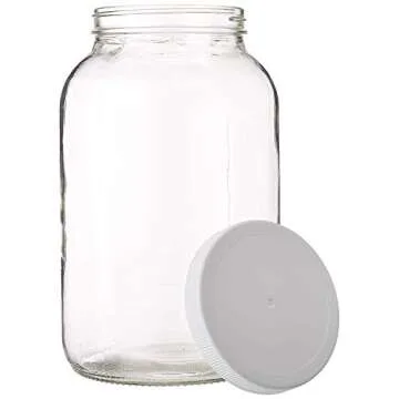 Kombucha Starter Kit with SCOBY, Glass Jar & More