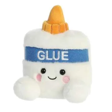 Aurora® Adorable Palm Pals™ Gooey Glue™ Stuffed Animal - Pocket-Sized Play - Collectable Fun - White 5 Inches