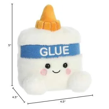 Aurora® Adorable Palm Pals™ Gooey Glue™ Stuffed Animal - Pocket-Sized Play - Collectable Fun - White 5 Inches