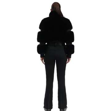 GSOU SNOW Women Ski Suit One Piece Snowsuit Snowboard Faux Fur Collar Slim Jumpsuit Jacket Insulated...