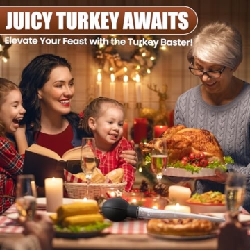 OLESBUR Premium Turkey Basters for Cooking – Baster Syringe for Hot Liquids – Meat and Food Inje...