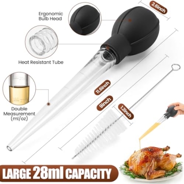 OLESBUR Essential Turkey Baster for Juicy Cooking