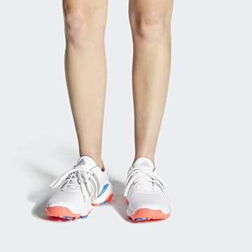 adidas GV7248 Footwear White/Silver Metallic/Turbo 6.5 B - Medium