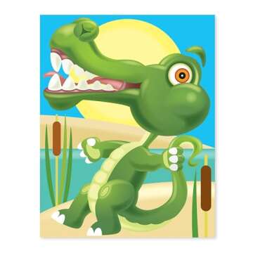 Melissa & Doug Make-a-Face Sticker Pad - Crazy Animals, 20 Faces, 5 Sticker Sheets