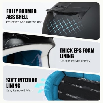 Kids Dirt Bike Helmets Youth Motorcycle Helmet for Off-Road Adventure