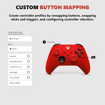 Xbox Core Wireless Gaming Controller – Pulse Red Series X|S, One, Windows PC, Android, and iOS