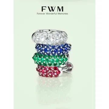 Elegant Green Emerald Hoop Earrings for Women