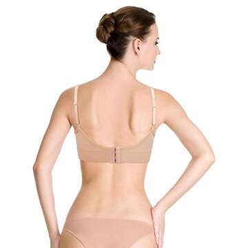 Geyoga 4 Pieces Neck Bralettes Wireless Cami Bra Tank Top Sports Bra for Women Girls(Small,Black, Gr...