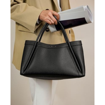 NEWBELLA Kelly Vegan Leather Tote Bag for Women