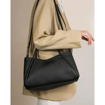 NEWBELLA Kelly Vegan Leather Tote Bag for Women