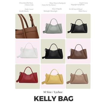 NEWBELLA Kelly Vegan Leather Tote Bag for Women
