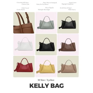NEWBELLA Kelly Vegan Leather Tote Bag for Women