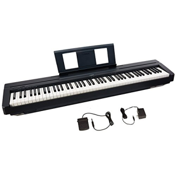 Yamaha P45B 88-Key Weighted Digital Piano for Musicians