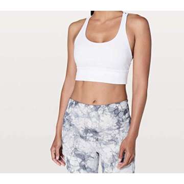 lululemon Energy Bra Long Line (White, 6)