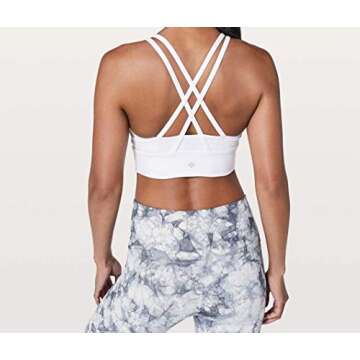 lululemon Energy Bra Long Line (White, 6)