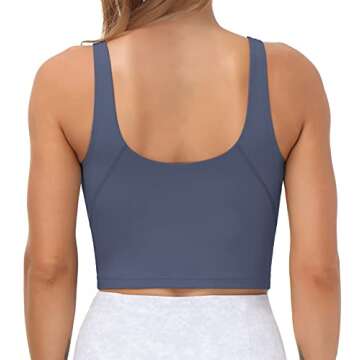 Women’s Longline Wirefree Sports Bra for Yoga and Gym