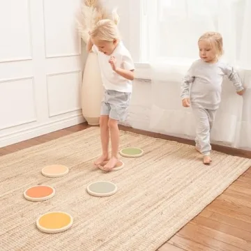ZICOTOs Fun Wooden Stepping Stones for Kids