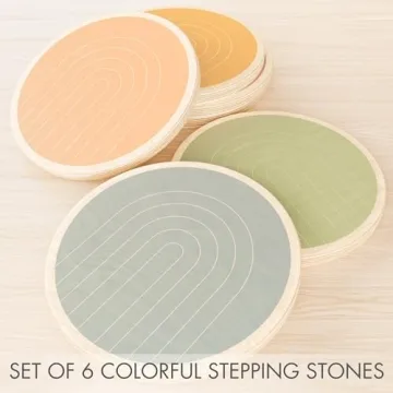ZICOTOs Fun Wooden Stepping Stones for Kids