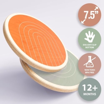 ZICOTOs Fun Wooden Stepping Stones for Kids