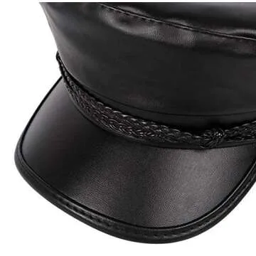 Brcus Women Yacht Captain Sailor Hat for Stylish Fashion