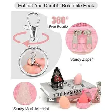 Watch Your Sponge: Makeup Sponge Holder with Hook