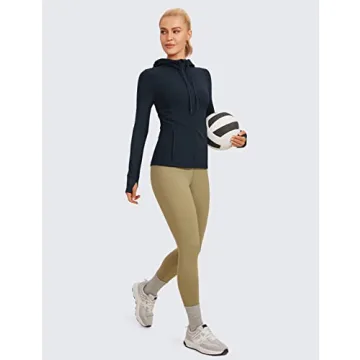 CRZ YOGA Butterluxe Women's Hooded Workout Jacket