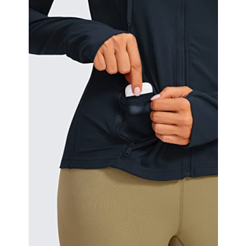 CRZ YOGA Butterluxe Women's Hooded Workout Jacket