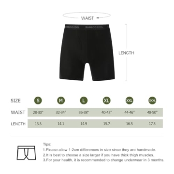 Bamboo Cool Men's Boxer Briefs - Soft & Comfortable