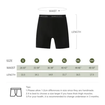 Bamboo Cool Men's Boxer Briefs - Soft & Comfortable