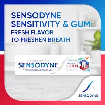 Sensodyne Sensitivity Toothpaste for Sensitive Teeth & Gums