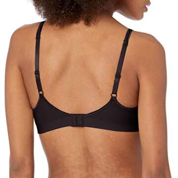 Hanes Ultimate Wireless Bra with Soft Padding, Seamless Bra with Convertible Straps, Comfort Flex Wi...