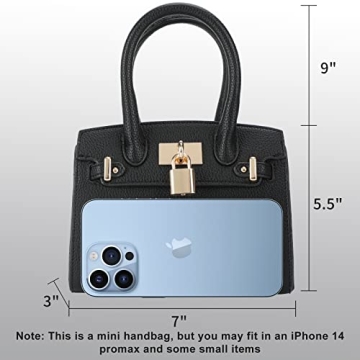 STAISE Vegan Leather Satchel Purse for Women - Trendy Mini Bag