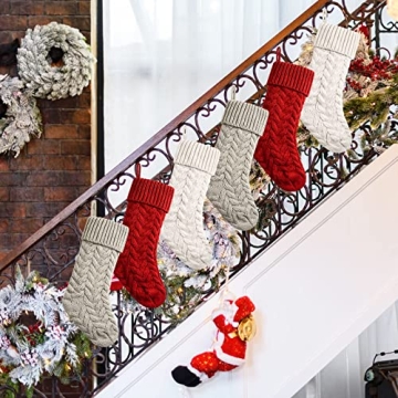 Stylish 18 Inch Christmas Stockings Set for Festive Decor
