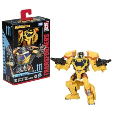 Transformers Toys Studio Series Deluxe Bumblebee 111 Concept Art Sunstreaker, 4.5-inch Converting Action Figure, 8+