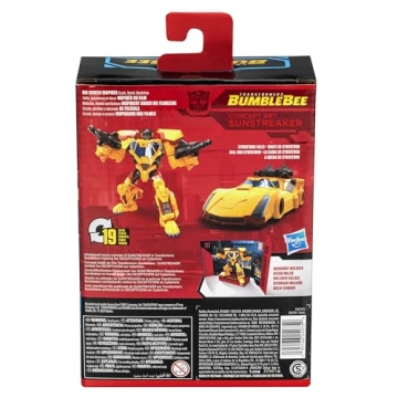 Transformers Toys Studio Series Deluxe Bumblebee 111 Concept Art Sunstreaker, 4.5-inch Converting Action Figure, 8+