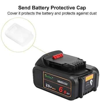 Waitley 20V 6.0A Replacement Battery for Dewalt