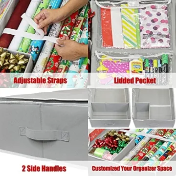 Gift Wrapping Storage Container for All Essentials
