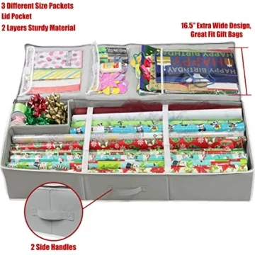 Gift Wrapping Storage Container for All Essentials