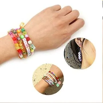 Vibrant 1200pcs Alphabet Beads for DIY Jewelry Making
