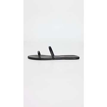 TKEES Women's Gemma Slides, Sable, Black, 10 Medium US