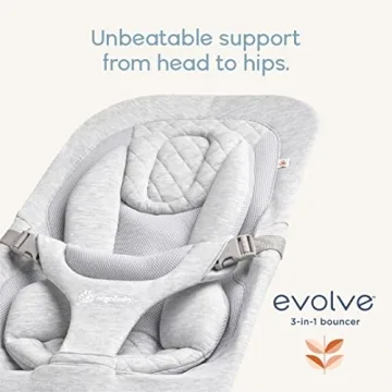 Ergobaby Evolve 3-in-1 Bouncer for Newborns to Toddlers