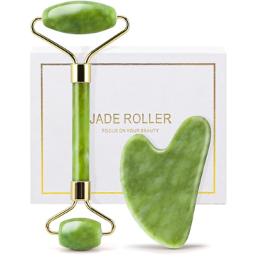 Luxurious Jade Roller & Gua Sha Set for Skin Care