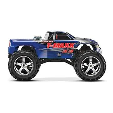 Traxxas T-Maxx 3.3: Powered 4WD Maxx Monster Truck (1/10 Scale), Blue